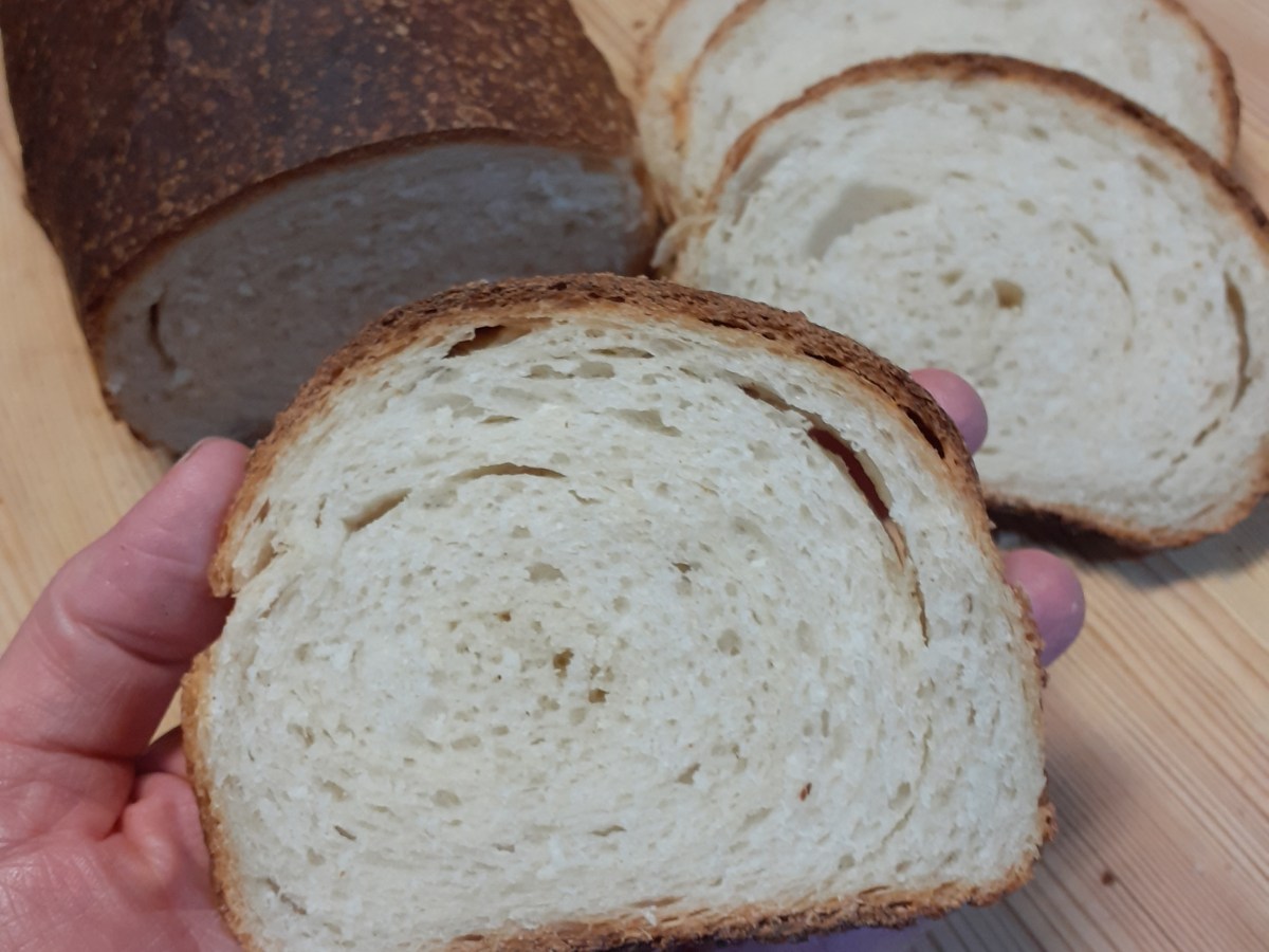 Pan bauletto bianco con lievito&nbsp;madre